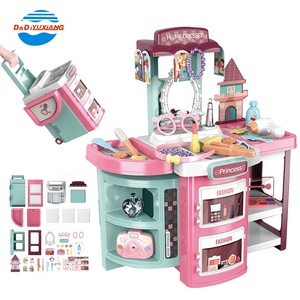Tavolo Giocattolo Multifunzione 2 in 1 per Trucco Bambini, <span class=keywords><strong>Set</strong></span> Toeletta per Bambini per Trucco Simulato - Product Image 1