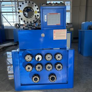 China Máquina de prensagem mangueira hidráulica alta pressão New Cable Press Mangueira Fitting Crimper P20 Wire Rope Tube Swaging Sale Price - Product Image 3