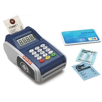 Caisse enregistreuse électronique pour enfants, terminal de paiement interactif avec lumières et sons, jeu d'imitation avec cartes bancaires
