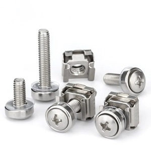 OEM Square M4 M6 Cage Nut DIN562 Acabado de óxido negro para sistema de medición métrica de gabinete de servidor de montaje en rack - Product Image 5