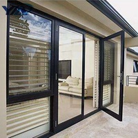 Fenêtre de toit Skyview en verre à volet électrique en alliage d'aluminium moderne de norme européenne, écran magnétique, conception verticale pliable fixe
