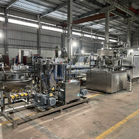 Ligne de production automatique de bonbons au lait, au miel et au caramel, à la menthe, sucre mou, bonbon dur