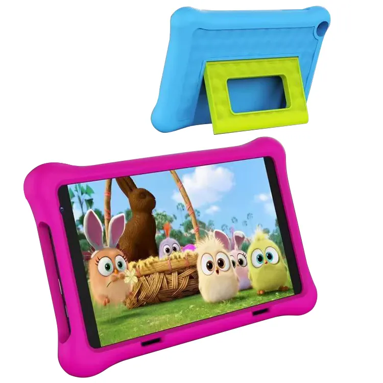 Nieuwe Collectie Tablet Pc 8 Inch Kids Tablet Pc Met Siliconen Case Mount 16G 32G Opslag Android Tablet voor Onderwijs