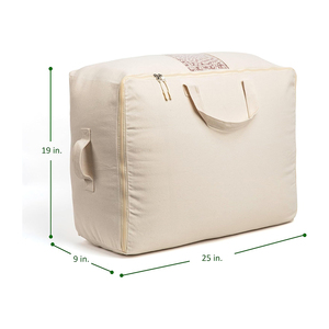 Modern Design Custom 600D Polyester Fabric <strong>Duvet</strong> Quilt Storage <strong>Bag</strong> Waterproof with Handles for Living Room Clothes Storage - Product Image 5