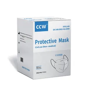 5 ply Protective ffp2 mask Dust Fabric kn95 Wholesale Foldable KN 95 Face Maskss tapa boca kn95 face mask respirators