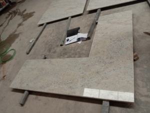 Encimeras de <span class=keywords><strong>Granito</strong></span> Blanco del Río India GOLDTOP, <span class=keywords><strong>Granito</strong></span> Natural para <span class=keywords><strong>Cocina</strong></span> y Baño - Product Image 4