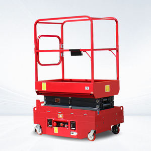 3.7m mini di động cắt kéo Bàn nâng cao nhỏ cao trên không làm việc nâng điện kéo nền tảng nâng - Product Image 1