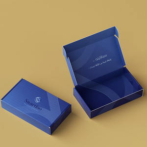 Boîtes en Carton Recyclé avec Logo Personnalisé pour E-commerce, Boîtes <span class=keywords><strong>d</strong></span>'Expédition Ondulées avec Bande <span class=keywords><strong>D</strong></span>échirable Zippée, <span class=keywords><strong>Emballage</strong></span> Colis - Product Image 3