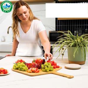 Bambou Pizza Diviseur De Poche Planche À Découper Ménage Pizza Plateau Usine Approvisionnement Direct Usa Mairun - Product Image 4