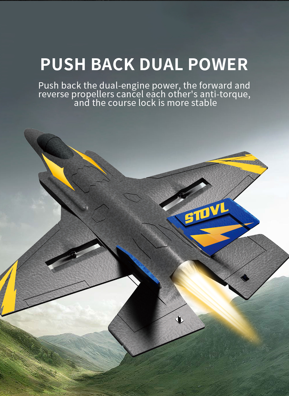 HOSHI KF605 Airplane Glider F-35 simulation Airplane EDF Jet EPO RC Scale Hot Fighter Model Hobby Plane Aircraft Chic Gifts