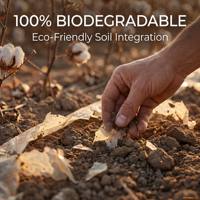 Rouleaux de film de paillage agricole en LDPE personnalisés avec service de découpe, biodégradables et compostables pour l'utilisation en culture maraîchère