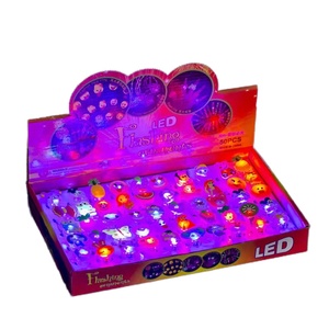 Christmas LED Ring Light up for Xmas and Halloween Parties Luminous Glow for Adults and Kids Single Item Supply - Product Image 1