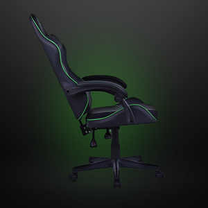Silla <span class=keywords><strong>Gamer</strong></span> Ejecutiva Ajustable de Cuero Negro para Oficina, Silla Giratoria Reclinable para Niños, Muebles de Oficina de Alemania - Product Image 4