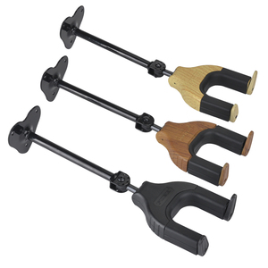 حامل غيتار طويل مثبت على الحائط وموسيقى عصامية وقفل أوتوماتيكي وحامل غيتار ثابت يناسب جميع المقاسات ، صوتية ، كهربائية - Product Image 1