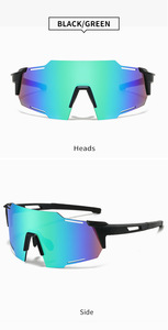 <span class=keywords><strong>Gafas</strong></span> de sol deportivas TR90, <span class=keywords><strong>gafas</strong></span> de sol polarizadas de gran tamaño de una pieza para hombre, <span class=keywords><strong>gafas</strong></span> de ciclismo al aire libre - Product Image 5