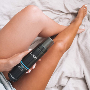 Kits de Mousse Autobronzante Bio Végane Marque Blanche <span class=keywords><strong>avec</strong></span> <span class=keywords><strong>Gant</strong></span> Applicateur pour le Corps, Bronzage Imperméable pour Peau Brune, 200ml, Durée de Conservation 3 Ans, Personnalisable - Product Image 5