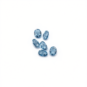 พลอยอะความารีนธรรมชาติคุณภาพสูงทรงรีสำหรับทำเครื่องประดับขายส่ง - Product Image 5