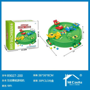 Macchina da gioco di plastica interattiva rana divertente gioco da tavolo per famiglie per 4 giocatori - Product Image 1