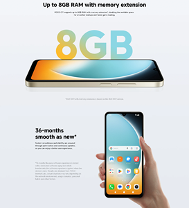 <span class=keywords><strong>POCO</strong></span> C71 EU 4+128G Negro/Dorado, Teléfono Celular Inteligente, Doble SIM, Batería de 5000mAh, 2GB de RAM, 128GB de ROM para Juegos - Product Image 3