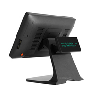 15.6 pouces 2 lignes VFD POS machine meilleur POS terminal EPOS Équipement pour petites détail