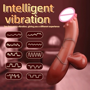 CITYFUN Vibrador con Calefacción para la Cabeza, Varita de Masaje con Temperatura Corporal, Masajeador Realista, Juguetes Sexuales, Vibrador para Masturbación Vaginal - Product Image 3