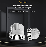 Meilleure qualité 20W lumière LED moderne intérieur antireflet IP65 encastré projecteur mural monté sur laveuse meilleurs Downlights