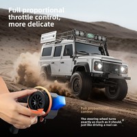 Land Rover Defender sous licence, modèle réduit 1:18, 4x4, tout-terrain, escalade sur rochers, modèle de voiture électrique en plastique, jouet MN-111C