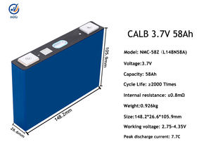 स्टॉक ली-आयन बैटरी 3.7 बनाम 37 51a 58ah 72ah 93आह 137a 166ah 169a 218ah 234आह 218ah 243ha 2nah 243h प्राइमेटिक लिथियम आयन बैटरी सेल - Product Image 2