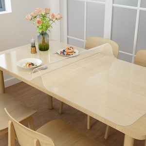 Alfombrilla transparente para escritorio, alfombrilla transparente Extra grande para escritorio de ordenador, Protector de escritorio de plástico, alfombrilla de escritura de PVC, Mantel Individual impermeable para mesa - Product Image 1