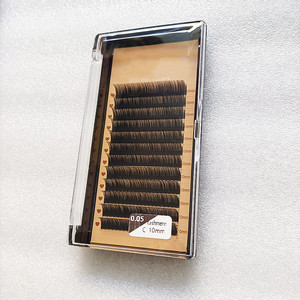 Extension de <span class=keywords><strong>cils</strong></span> en cachemire Logo personnalisé Plateaux à <span class=keywords><strong>cils</strong></span> en velours Cachemire noir mat Fournitures d'extension de <span class=keywords><strong>cils</strong></span> individuels - Product Image 4