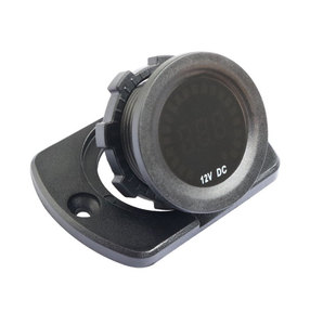 Ô tô và xe máy tàu sửa đổi hiển thị kỹ thuật số DC LED Màn hình màu Vôn kế + Bảng điều khiển 12V màu Vôn kế - Product Image 4