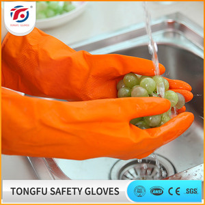 Gants en latex pour le ménage, design unisexe, taille unique, toucher doux, imperméables, multi-usages - Product Image 4