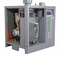 Souffleur centrifuge à roulement pneumatique haute pression à faible bruit 62 dB |   Variateur de fréquence pour la ventilation des élevages