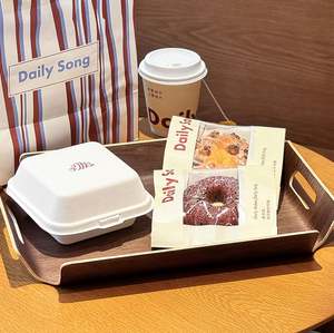 Sac en papier anti-graisse personnalisé, écologique, recyclable, biodégradable, pour le stockage du pain, utilisation en boulangerie, résistant à l'huile, emballage alimentaire transparent - Product Image 5