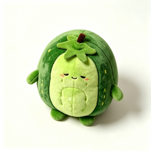 Peluche de aguacate, peluche de fruta, peluche de aguacate verde, lindo cojín de aguacate, muñeco de fruta. - Product Image 2