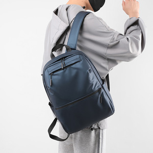 Midland <b>Laptop</b> <b>Backpack</b> 16-Inch Gray Black Green Solid Color Youth Middle-Aged Leisure Travel <b>Backpacks</b> - Product Image 2