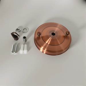 Потолочная розетка-розетка для внутреннего использования Hangxing, диаметр 10,5 см, высота 2,5 см, цвет античная латунь/французское золото, железо, гарантия 2 года - Product Image 1