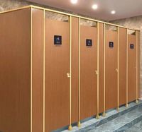 Cloison de salle de bain cellulaire ignifuge, imperméable et facile à nettoyer