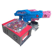 DX5000 4 en 1 Mini Machine de Tir Arcade, Jeu de Fléchettes, Jeu de Mots, ABS, 220V, à Monnayeur, pour Intérieur