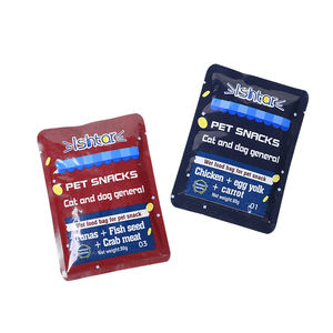 Beyaz etiket özel etiket kedi köpek ıslak gıda davranır Premium kalite evcil hayvan yemeği köpekler Canines iç<span class=keywords><strong>in</strong></span> el işi üreticileri tarafından - Product Image 4