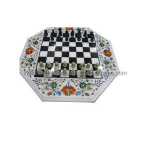 Nouveau design échecs haute qualité nouveau design individuel haut de gamme planche assistant steeple carreaux de marbre échecs - Product Image 1
