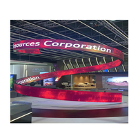 Pantalla LED Redonda Ultra HD P2.5, Pantalla Circular Flexible para Video Wall, Ideal para Publicidad en Tiendas