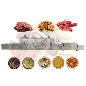 ORME Pepper Garlic Tunnel Dryer Set Ginger Cardamom Tea Leaf Spice Dry Industrial Microwave Equipment