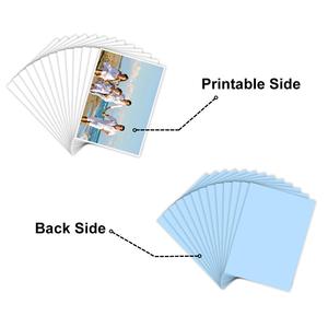 <span class=keywords><strong>Feuille</strong></span> de papier de transfert par sublimation <span class=keywords><strong>A4</strong></span> 100 g/m² pour tasses ou t-shirts, compatible avec les imprimantes jet d'encre et les presses à chaud - Product Image 3