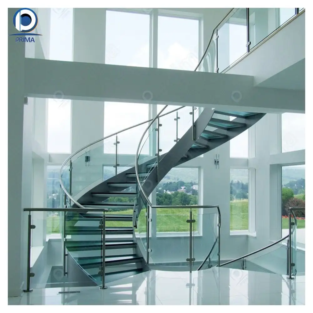 Prima Straight Staircase Manufacturer Stairs Stringers Straight Hot Sale Indoor Wooden Staircase