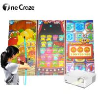 Nuevo Juego Interactivo de Tiro con Arco por Proyección, Equipo de Proyección de Pared Multijugador, Personalizable para Adultos y Niños en Parques Infantiles
