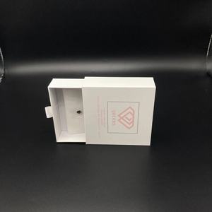 Biểu Tượng Tùy Chỉnh Sang Trọng Các Tông Đồ Trang Sức Bao Bì Hộp Nhỏ In Màu Trắng Ngăn Kéo Với Trượt Nông Thẻ Tái Chế Giấy Nghệ Thuật - Product Image 5