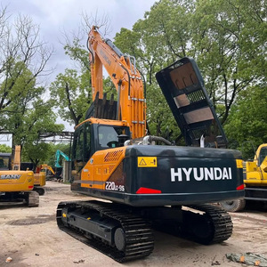Excavatrices Hyundai 220LC-9S d'occasion, 22 tonnes, hydrauliques, à bas prix, avec accessoire de pince et marteau hydraulique, économiques - Product Image 5
