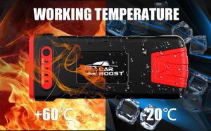Dispositif de démarrage automatique Ultrasafe 12v Jumper gonfleur de pneu batterie externe Booster 4000A Pack Car Jump Starter avec pompe à air - Product Image 5
