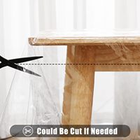 Couverture de table essuyable imperméable et résistante aux taches pour tables à manger